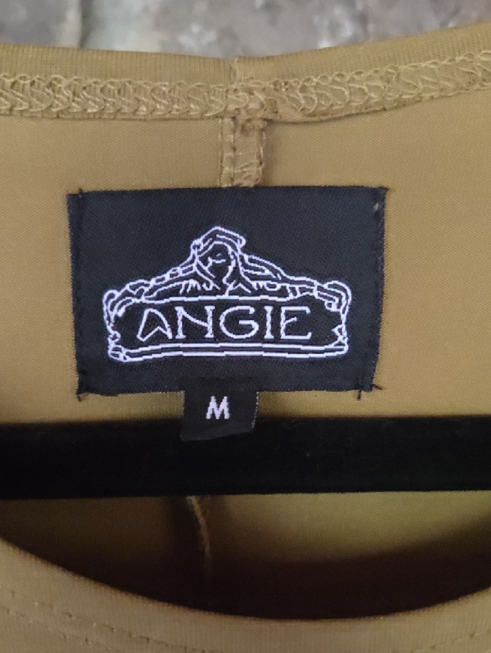 Angie Olive Bell Sleeve Shift Dress - Picture 2 of 4